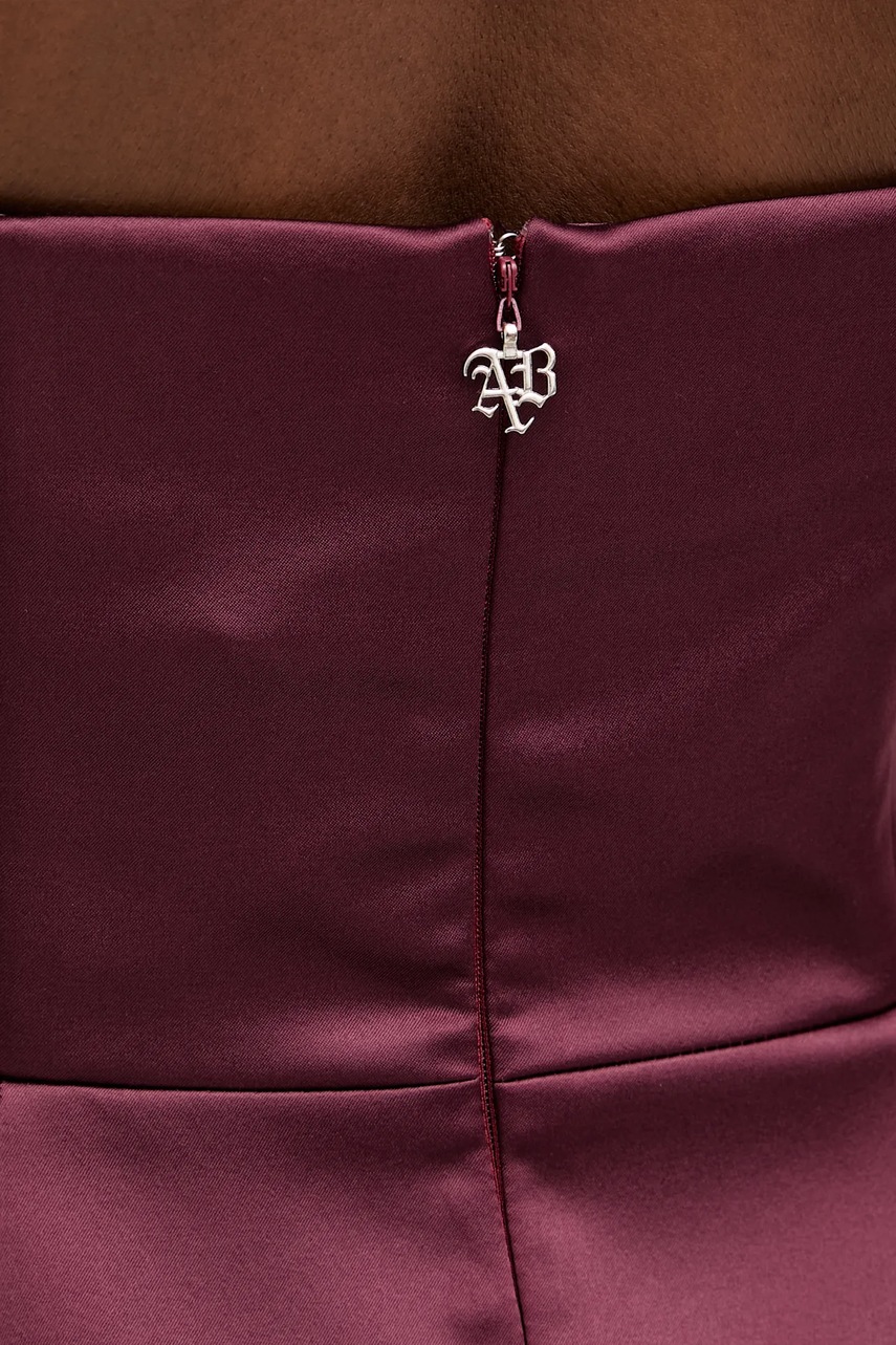 Сукня Aniye By колір бордовий mini розкльошена 181379