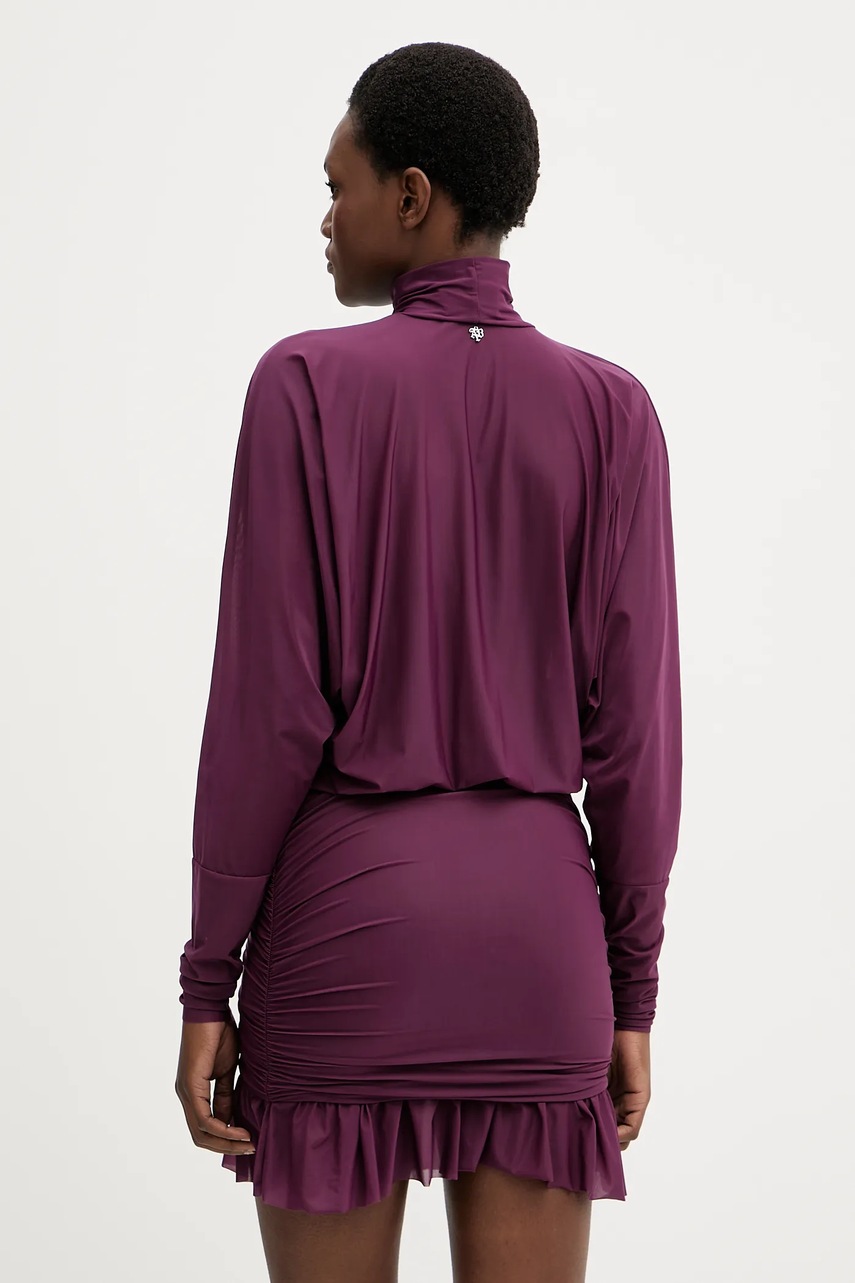 Сукня Aniye By колір фіолетовий mini облягаюча 181424