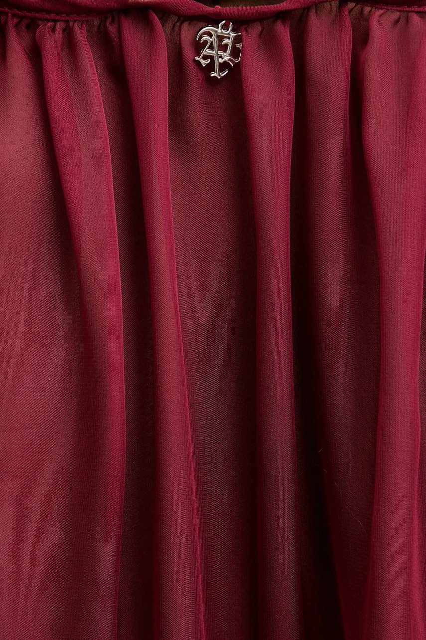 Сукня Aniye By колір бордовий mini розкльошена 181525