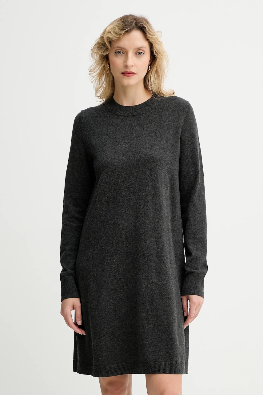 Marc O'Polo rochie culoarea gri, mini, drept, 5000007314