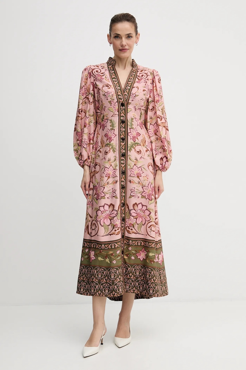 Сукня Barbour x Farm Rio maxi розкльошена LDR0960