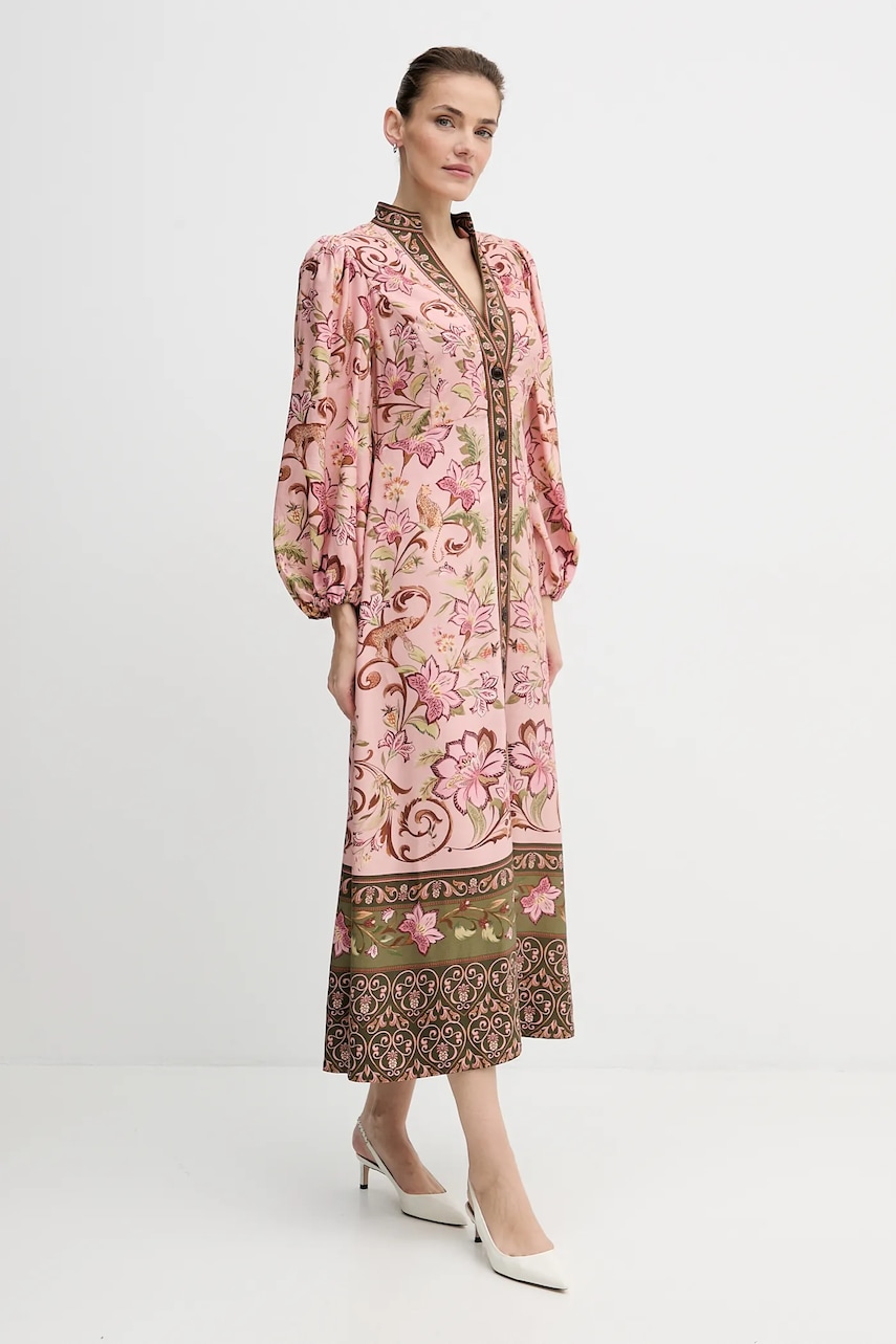 Сукня Barbour x Farm Rio maxi розкльошена LDR0960