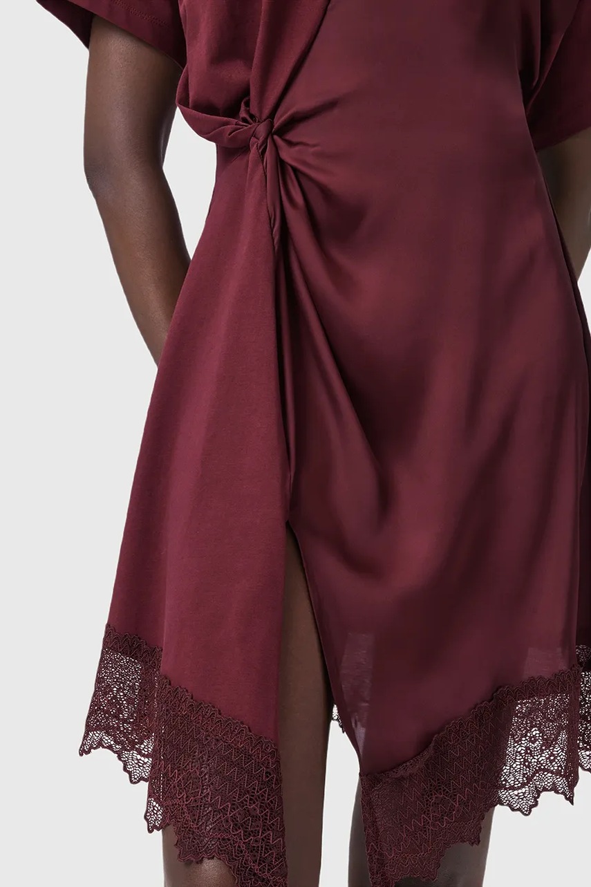 Платье AllSaints LANA цвет красный mini прямая W097DD