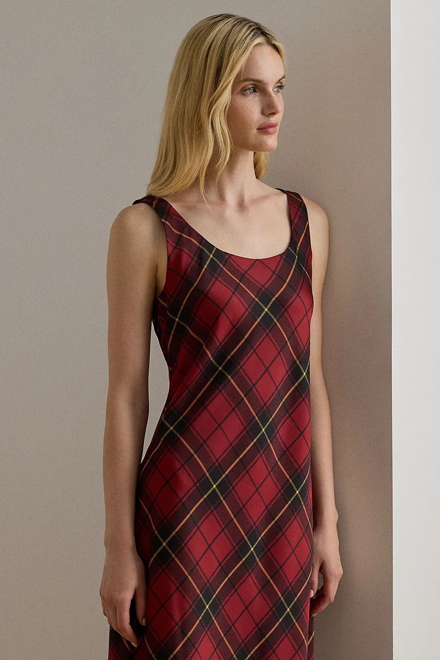 Сукня Lauren Ralph Lauren колір чорний midi розкльошена 200979919