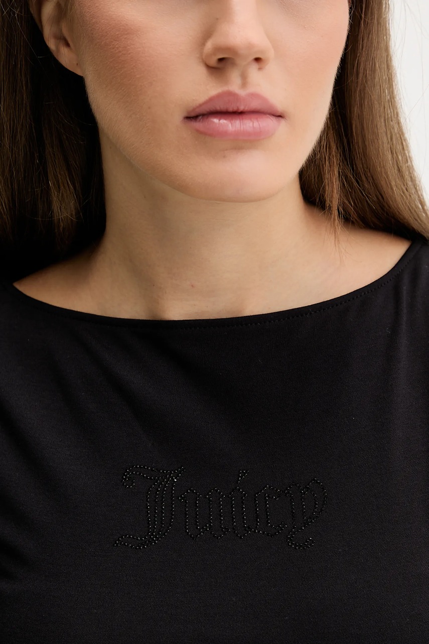 Сукня Juicy Couture колір чорний maxi пряма JCWED225318