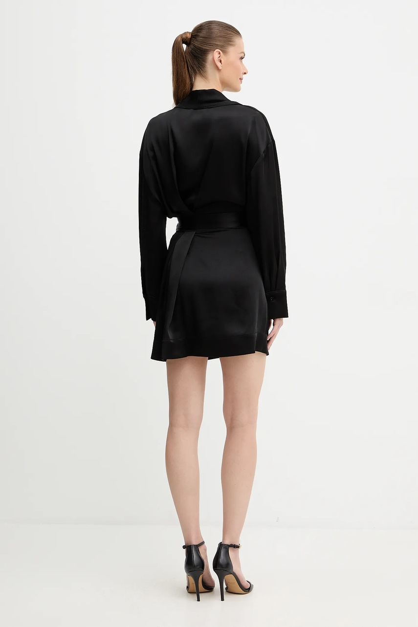 Сукня Victoria Beckham колір чорний mini пряма 1425WDR007032A