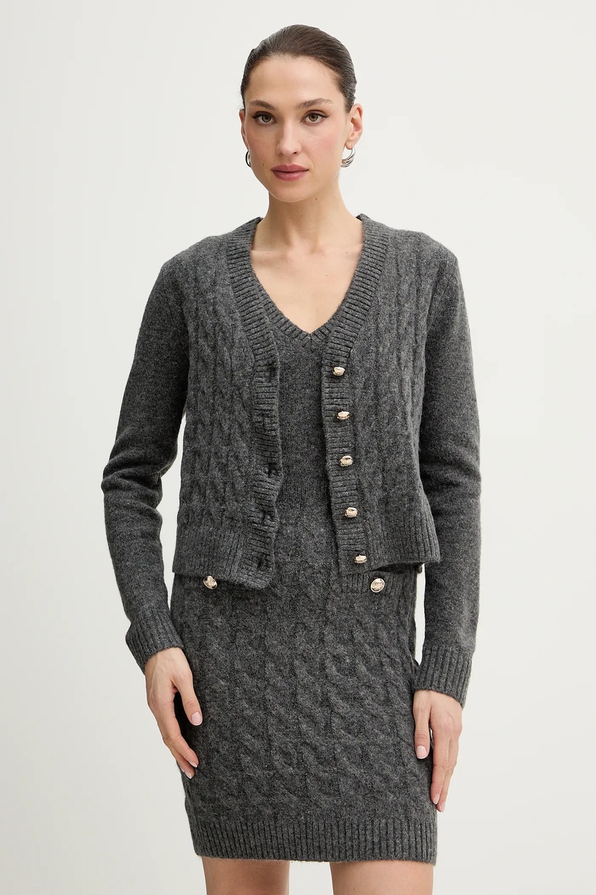 Šaty z vlněné směsi Morgan