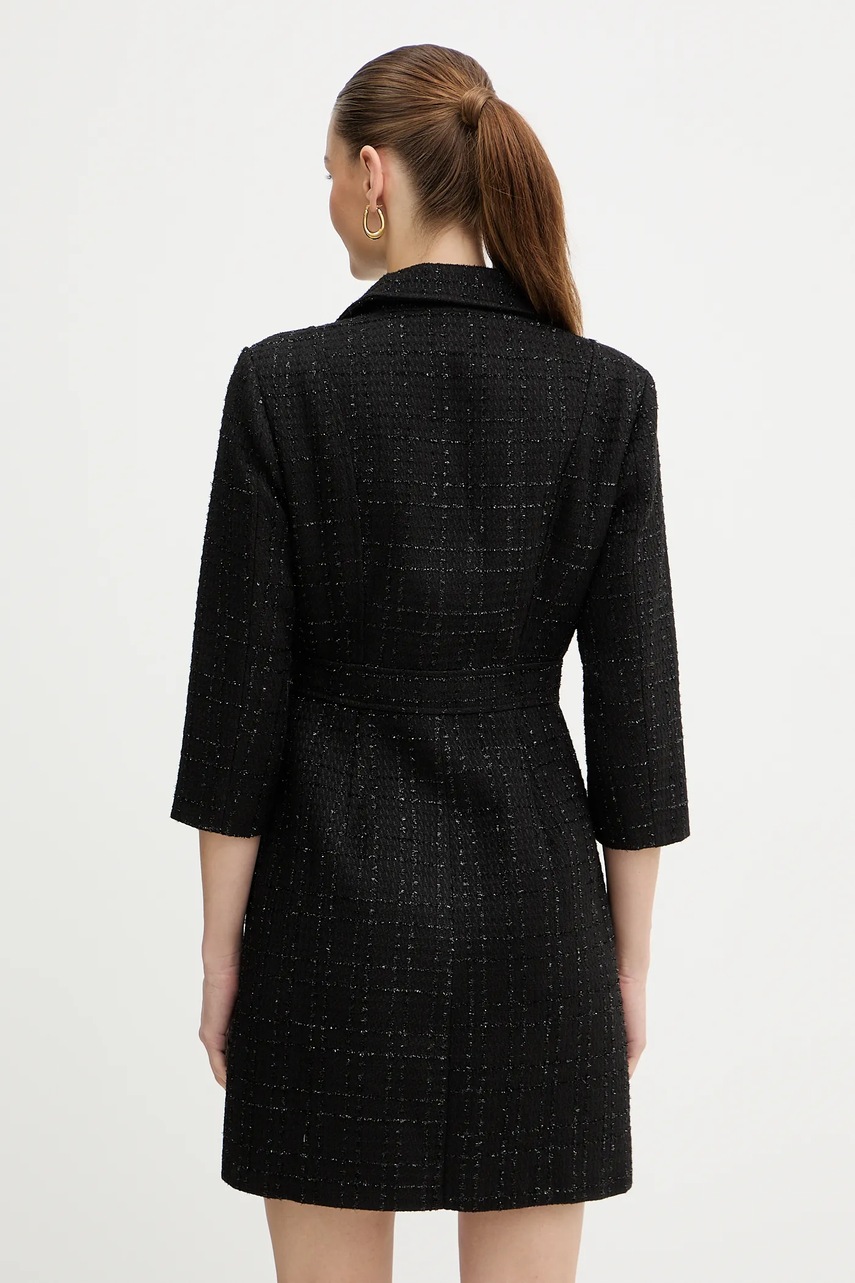 Сукня Morgan колір чорний mini облягаюча RTIDA