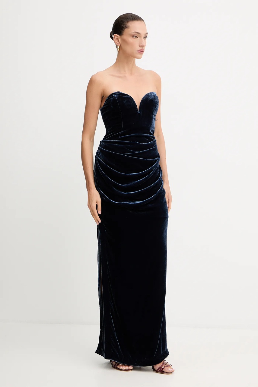 Платье с добавлением шелка Rotate maxi облегающее 1149211192