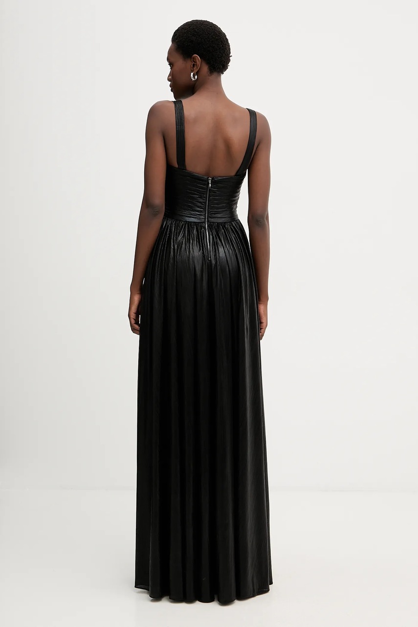 Сукня Retrofete Iris колір чорний maxi розкльошена FW24-10329