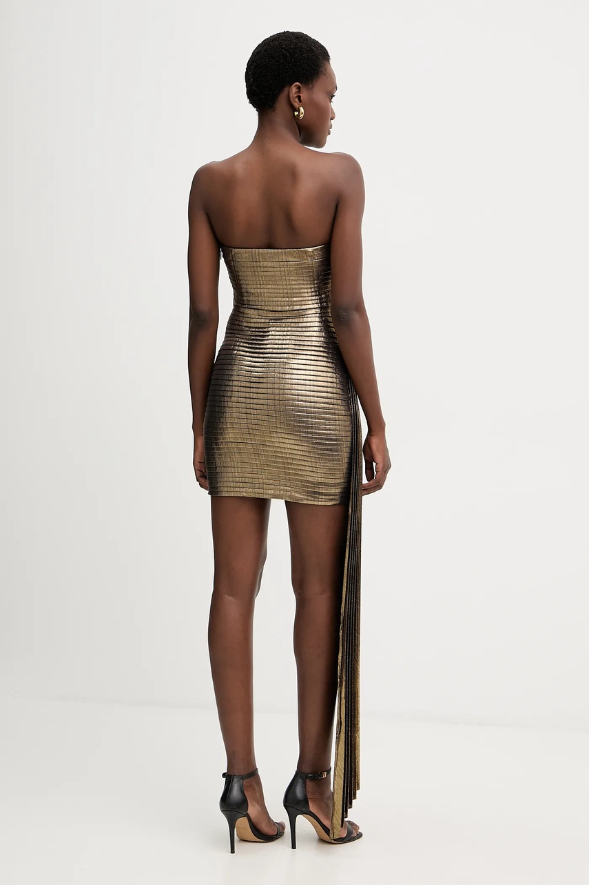 Сукня Retrofete Marcy колір золотий mini облягаюча FW24-9673