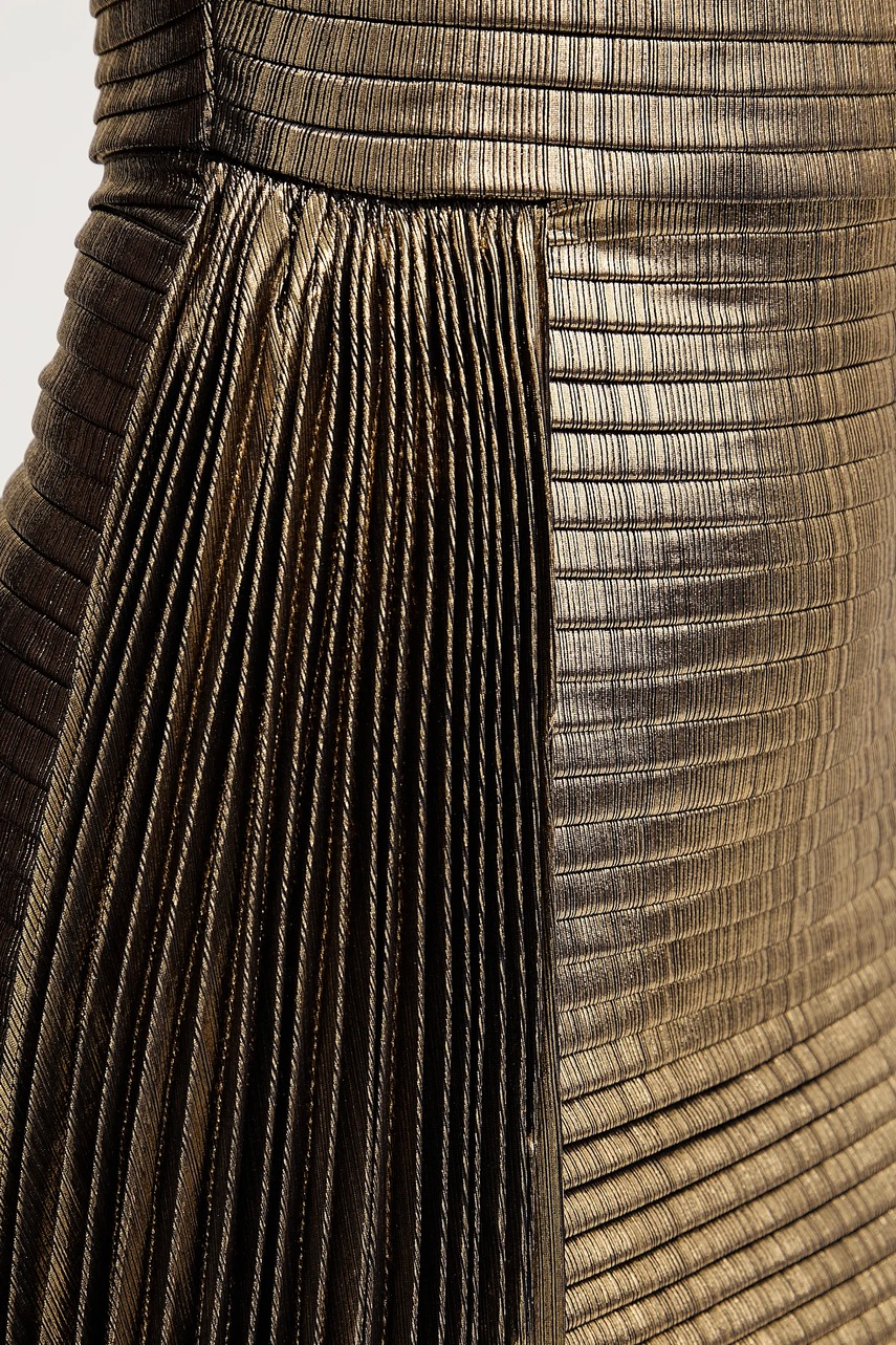 Сукня Retrofete Marcy колір золотий mini облягаюча FW24-9673