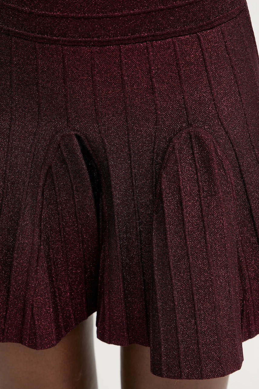 Сукня Retrofete Audrina колір бордовий mini розкльошена PF24-9478