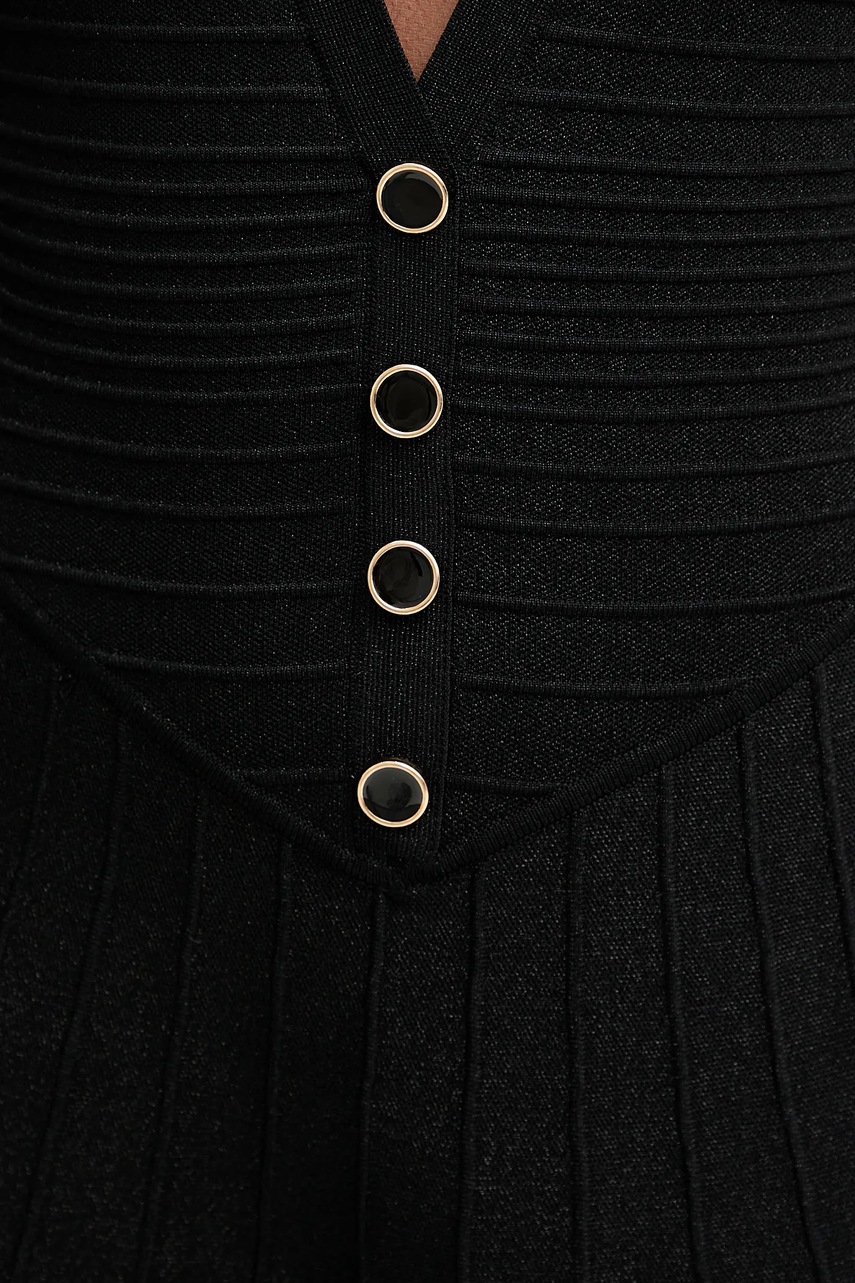 Сукня Retrofete Cinzia колір чорний mini розкльошена R-FW15-12048-17