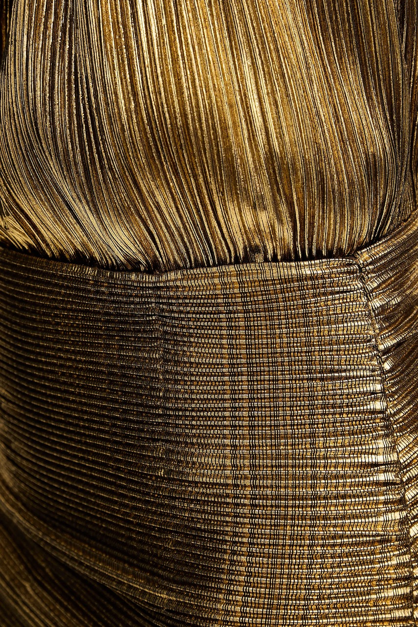 Сукня Retrofete Lavinia колір золотий mini облягаюча R-FW25-11899-17