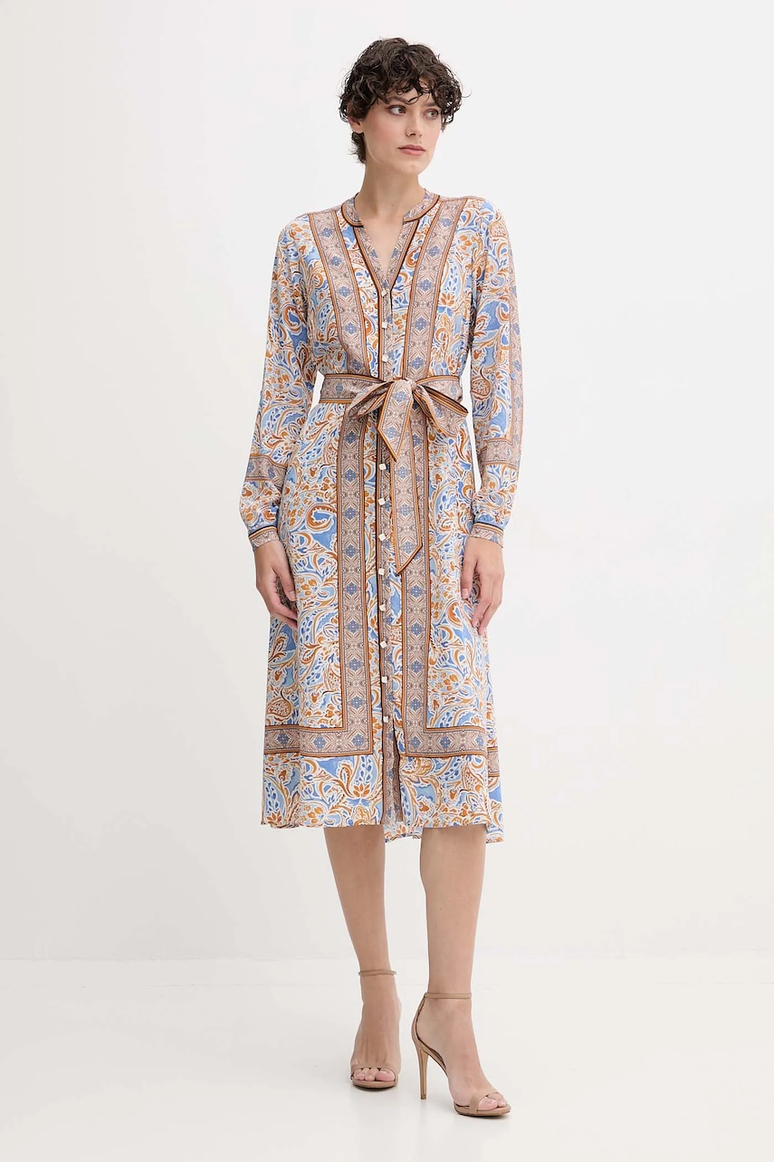 Hale BOB rochie de matase midi, evazați, 56CT620A