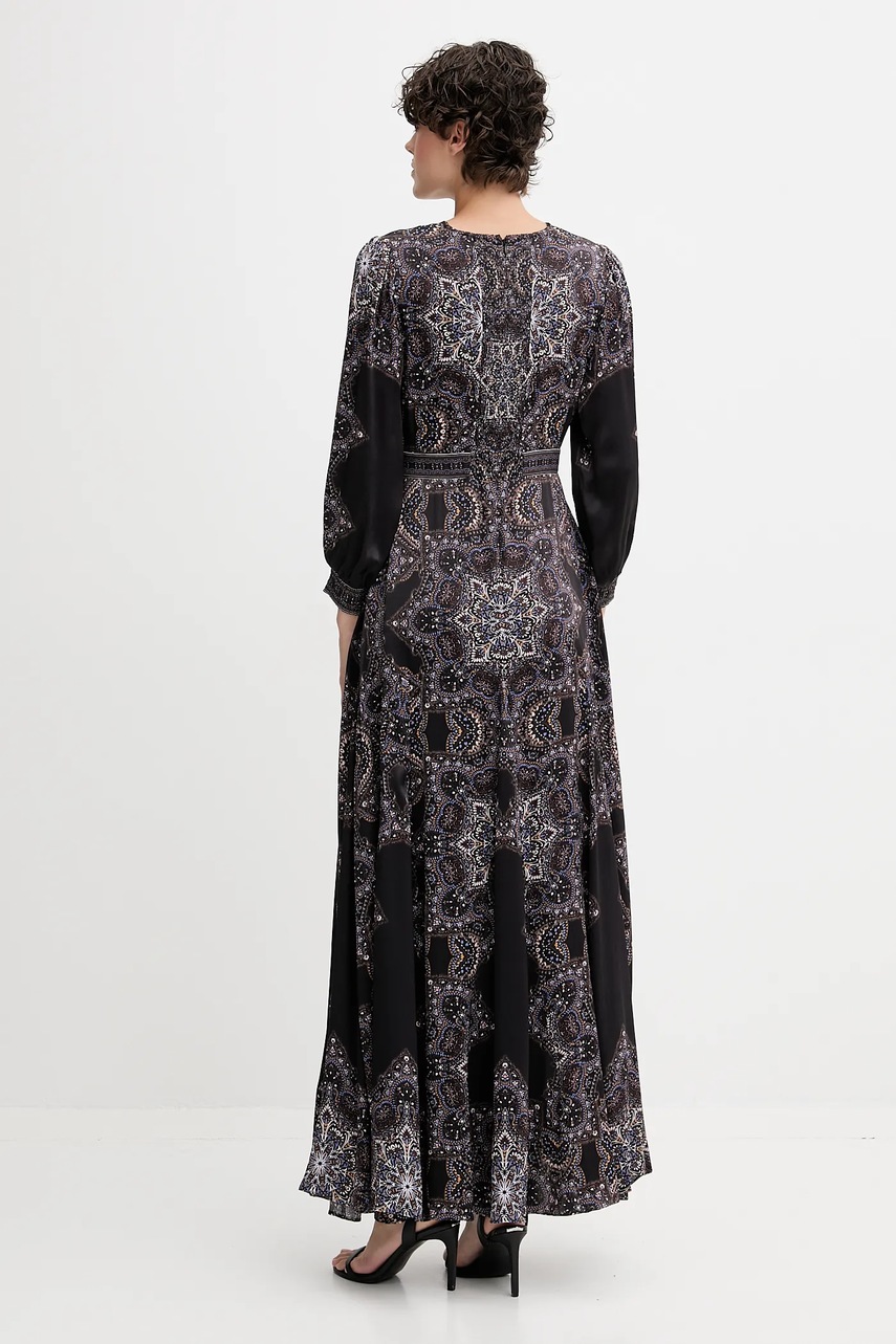 Сукня Hale BOB колір коричневий maxi розкльошена 56TV650A