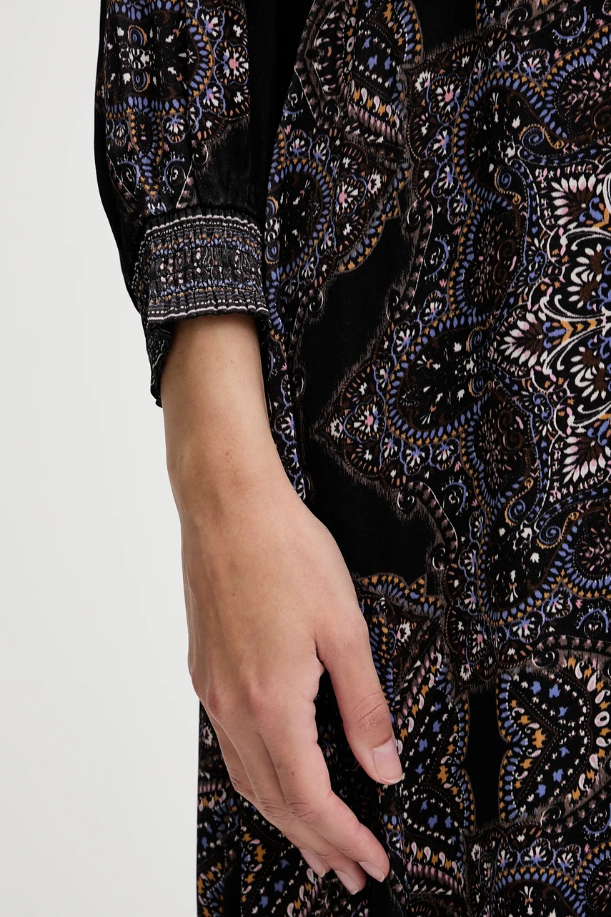 Сукня Hale BOB колір коричневий maxi розкльошена 56TV650A