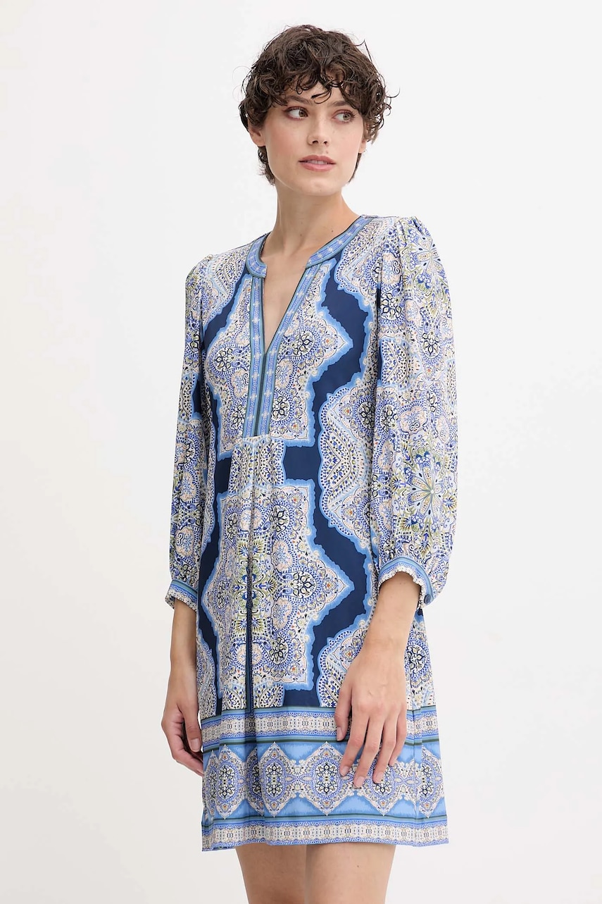 Hale BOB rochie culoarea bleumarin, mini, evazați, 56TV652A