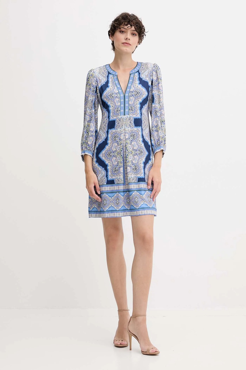 Сукня Hale BOB колір синій mini розкльошена 56TV652A