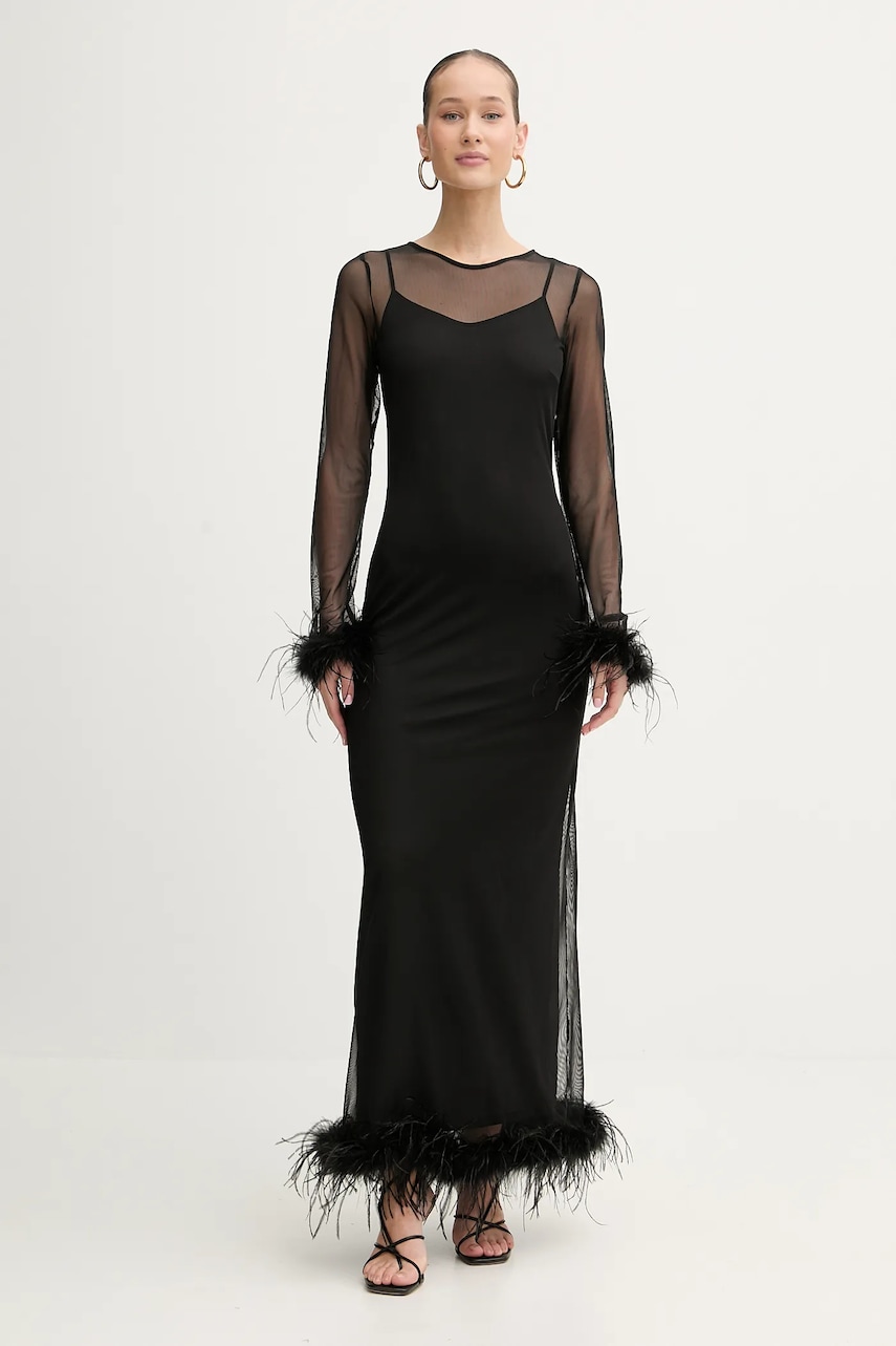 Never Fully Dressed rochie culoarea negru, NFDDR3070