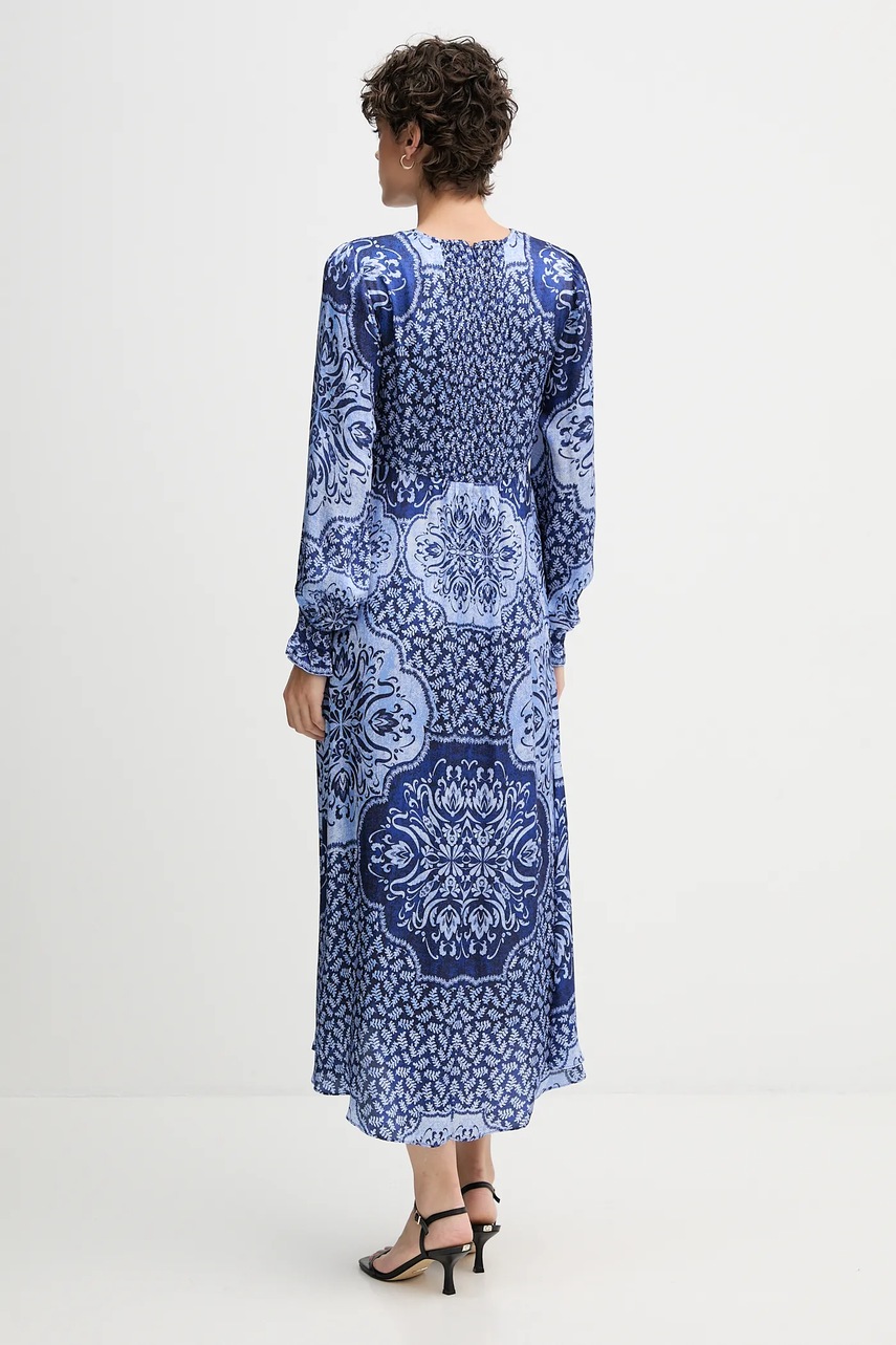 Сукня Hale BOB колір синій midi розкльошена 57TL662A