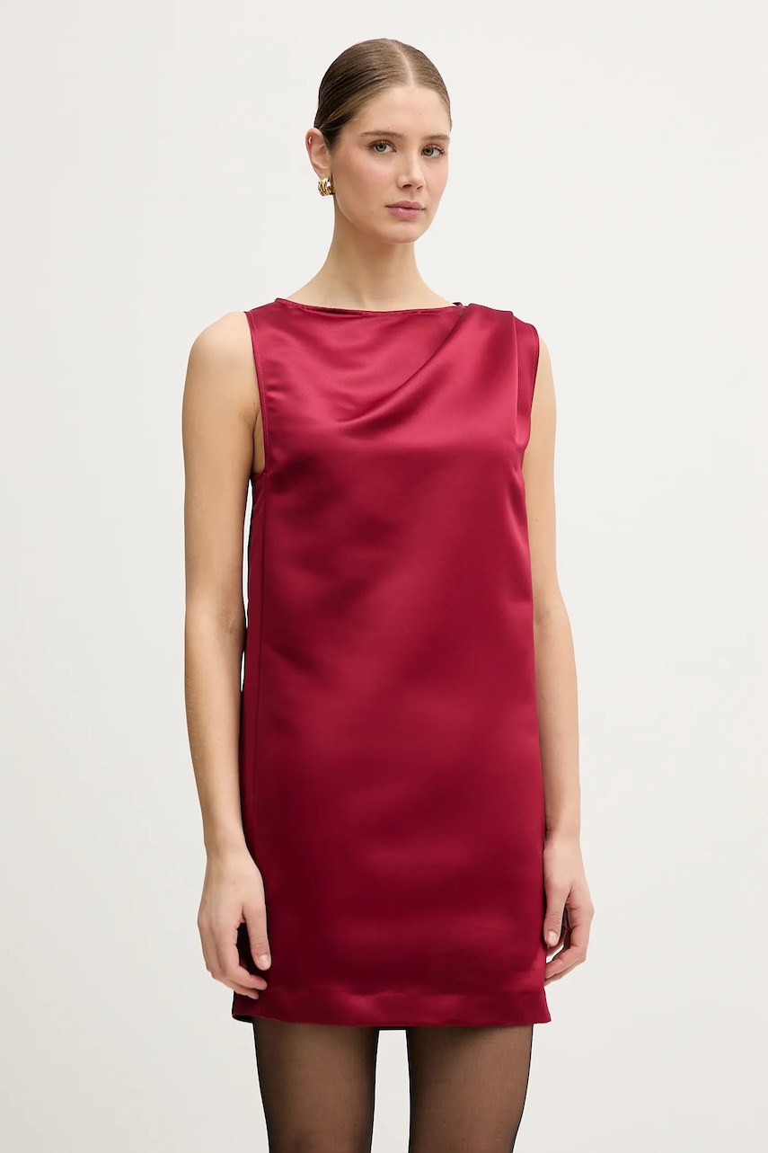 IBlues rochie CALERNO culoarea rosu, mini, drept, 2527226015200