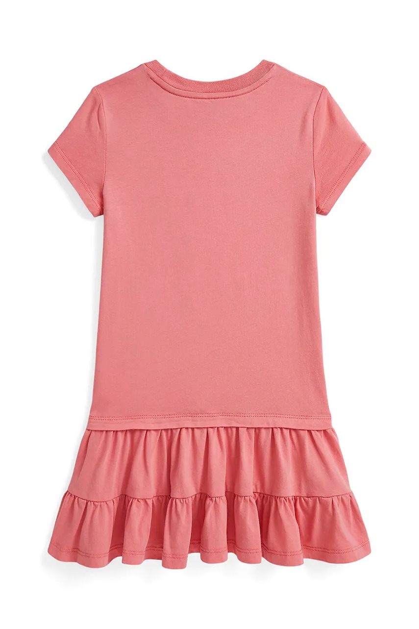Платье Polo Ralph Lauren цвет розовый midi расклешённое 312971130001 Платье Polo Ralph Lauren цвет розовый midi расклешённое 312971130001