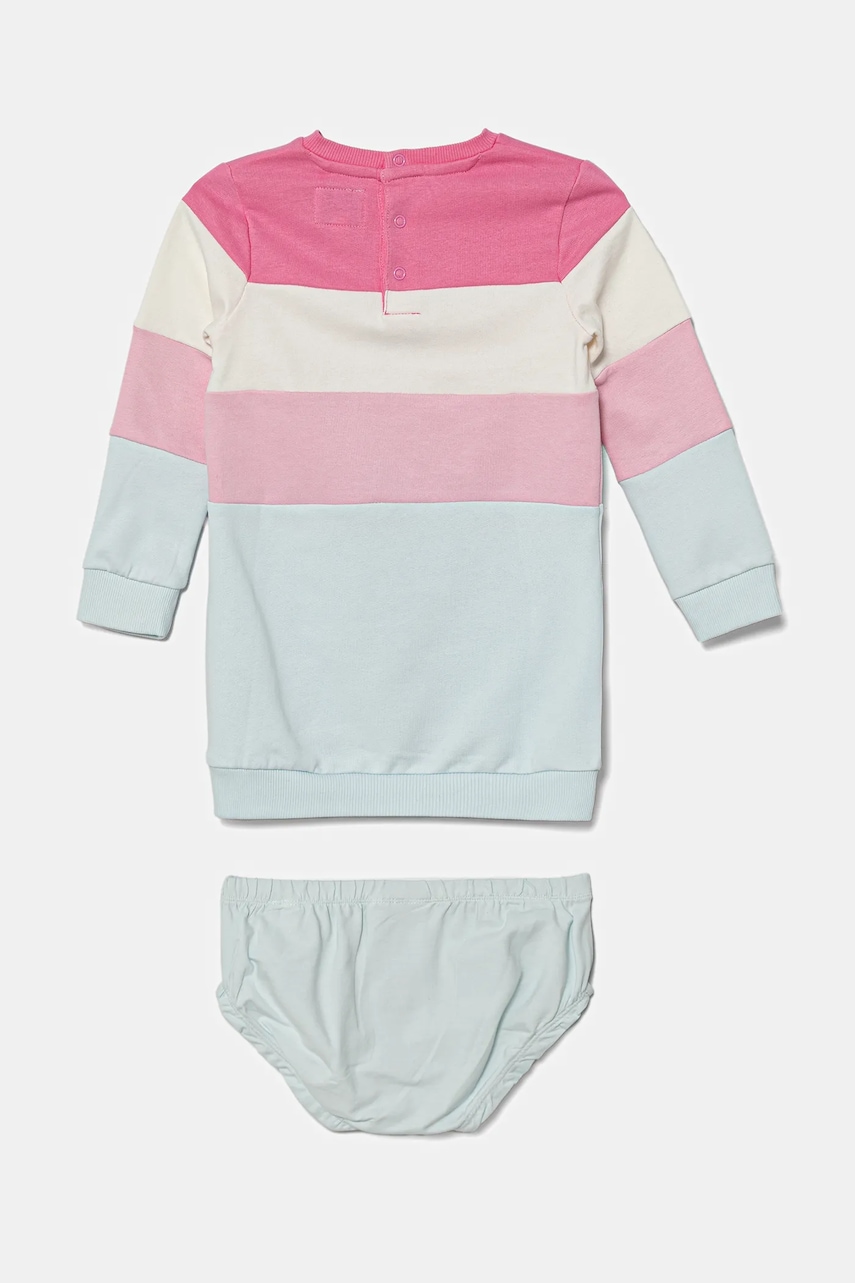 Детское хлопковое платье Guess цвет розовый mini прямое A5YK01 KA6R4 Детское хлопковое платье Guess цвет розовый mini прямое A5YK01 KA6R4