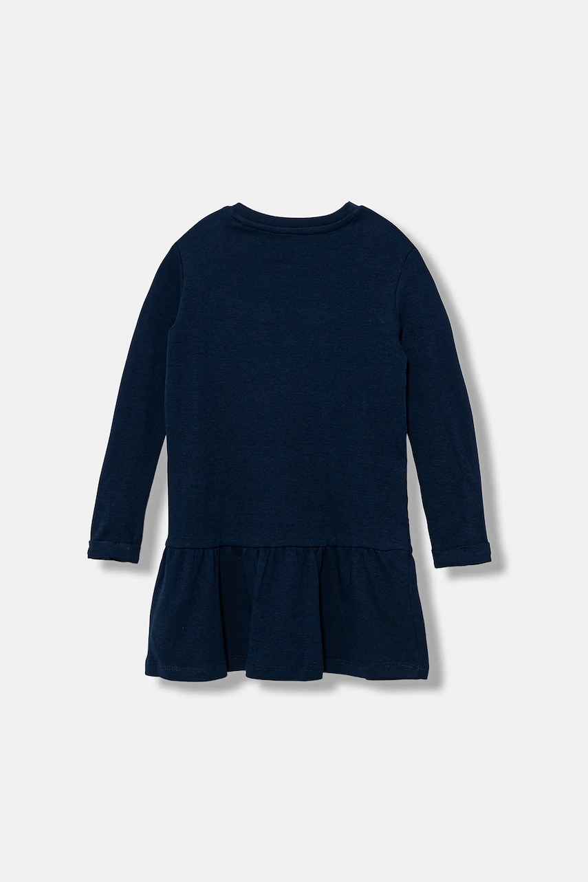 Хлопковое детское платье Guess цвет розовый mini расклешённое K3YK13 KA6W4 Хлопковое детское платье Guess цвет розовый mini расклешённое K3YK13 KA6W4