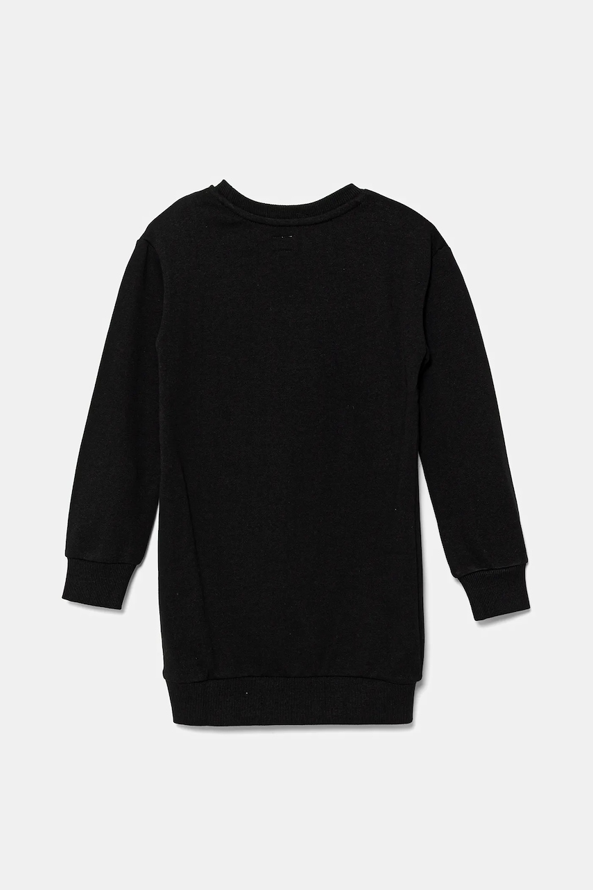Хлопковое детское платье Guess цвет чёрный mini прямое K5YK02 KA6R4 Хлопковое детское платье Guess цвет чёрный mini прямое K5YK02 KA6R4