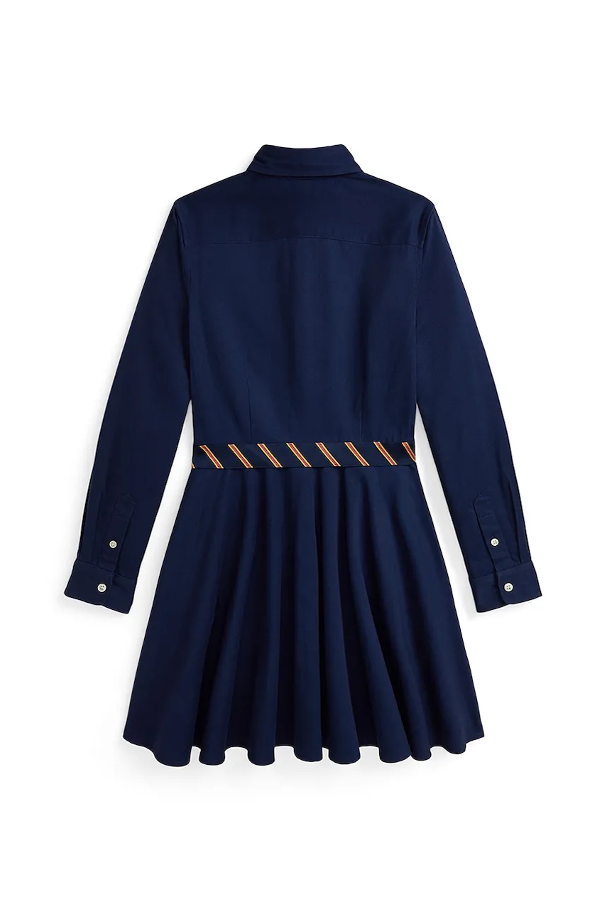 Дитяча бавовняна сукня Polo Ralph Lauren колір синій mini розкльошена 313950629001 в Днепрі Дитяча бавовняна сукня Polo Ralph Lauren колір синій mini розкльошена 313950629001 в Днепрі