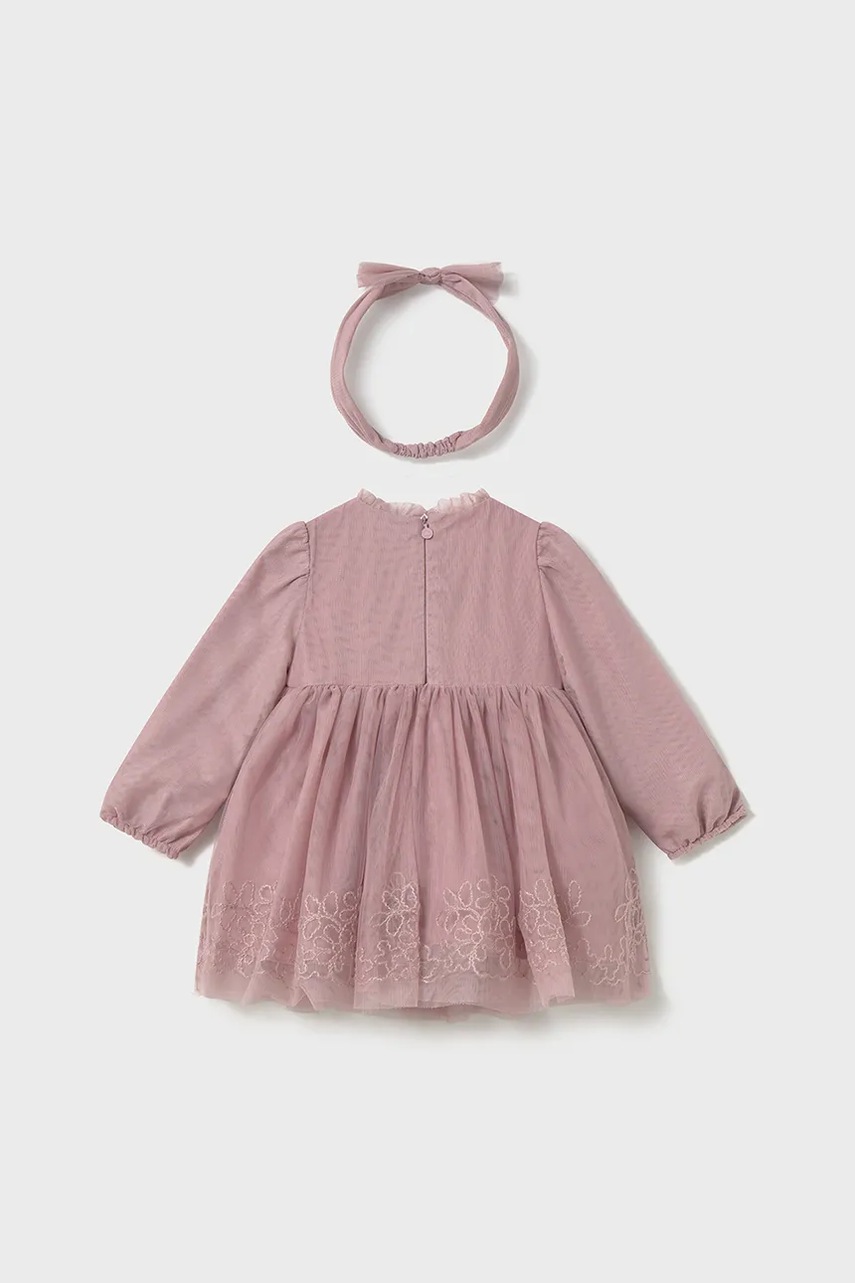 Платье для младенцев Mayoral цвет розовый mini расклешённое 2902