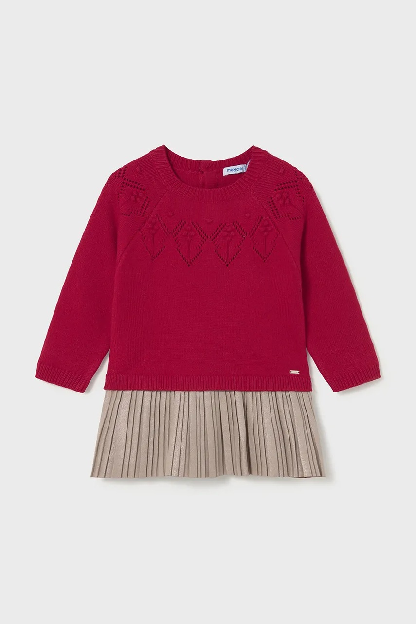 Mayoral rochie bebe culoarea roșu, mini, evazați, 2908