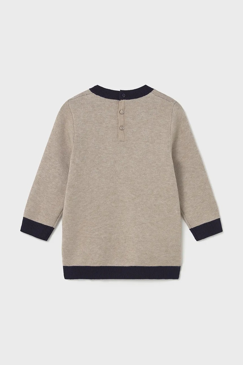 Детское платье Mayoral цвет коричневый mini прямое 2911 Детское платье Mayoral цвет коричневый mini прямое 2911