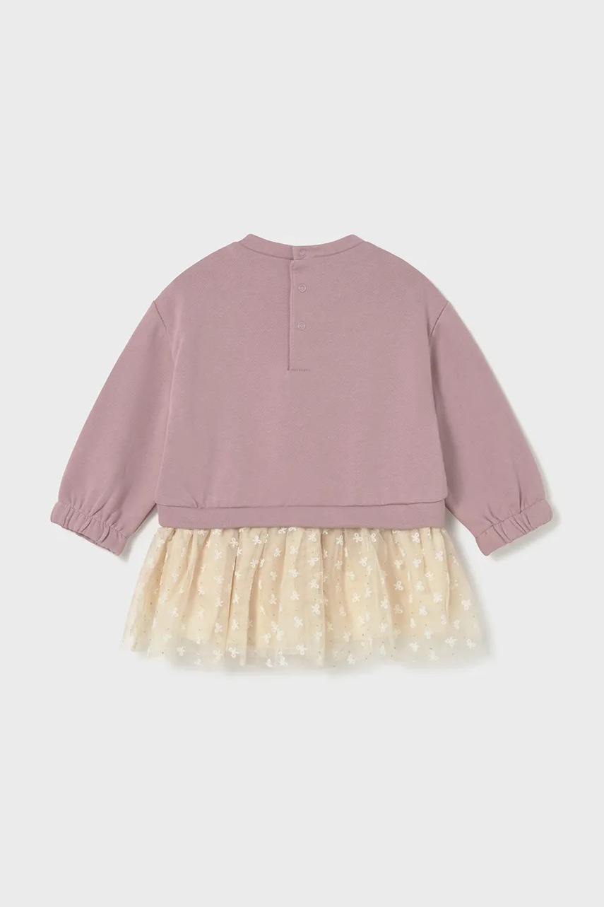 Платье для младенцев Mayoral цвет розовый mini расклешённое 2912
