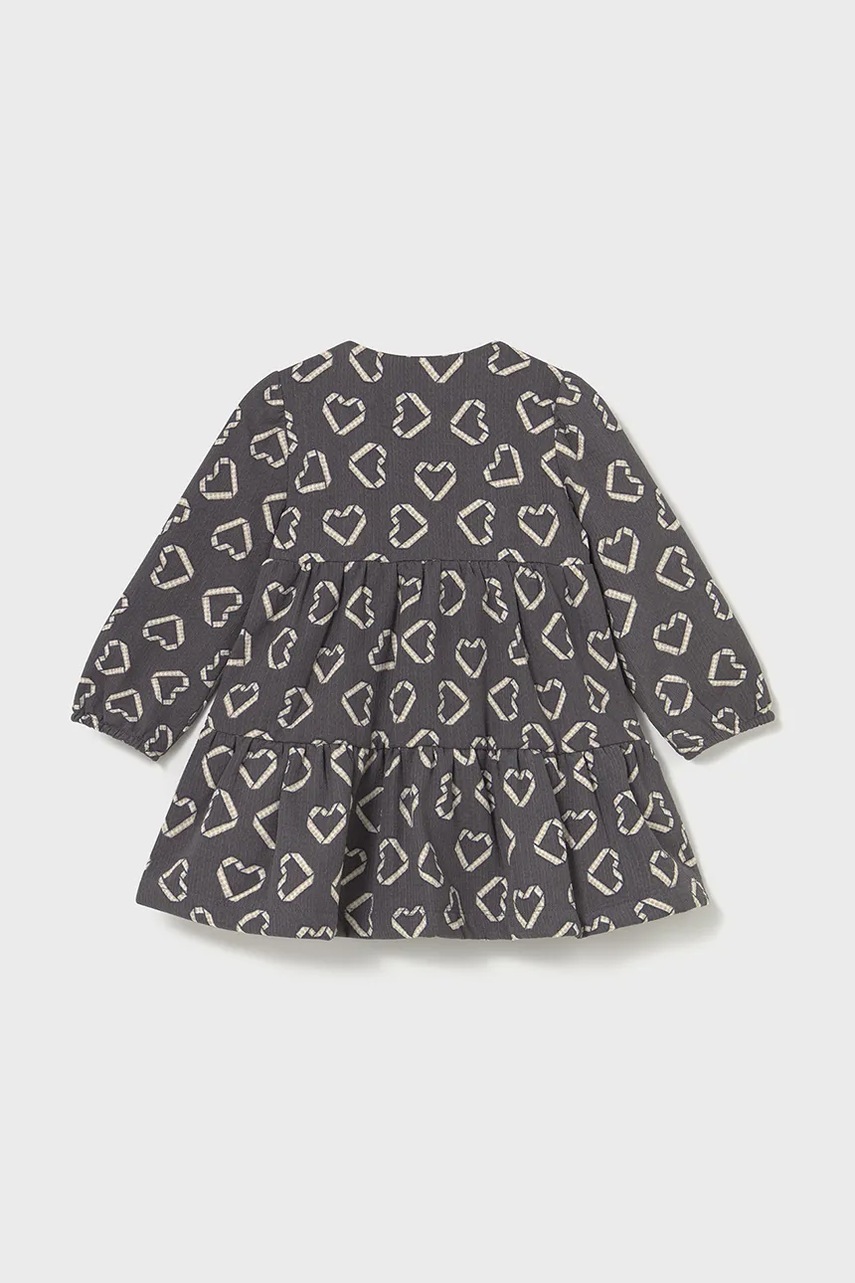 Детское платье Mayoral цвет серый mini расклешённое 2915