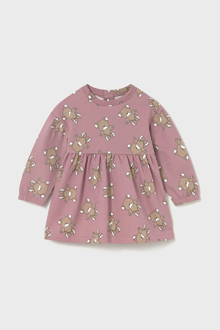 Mayoral rochie fete culoarea roz, mini, evazati, 2916 Mayoral rochie fete culoarea roz, mini, evazati, 2916