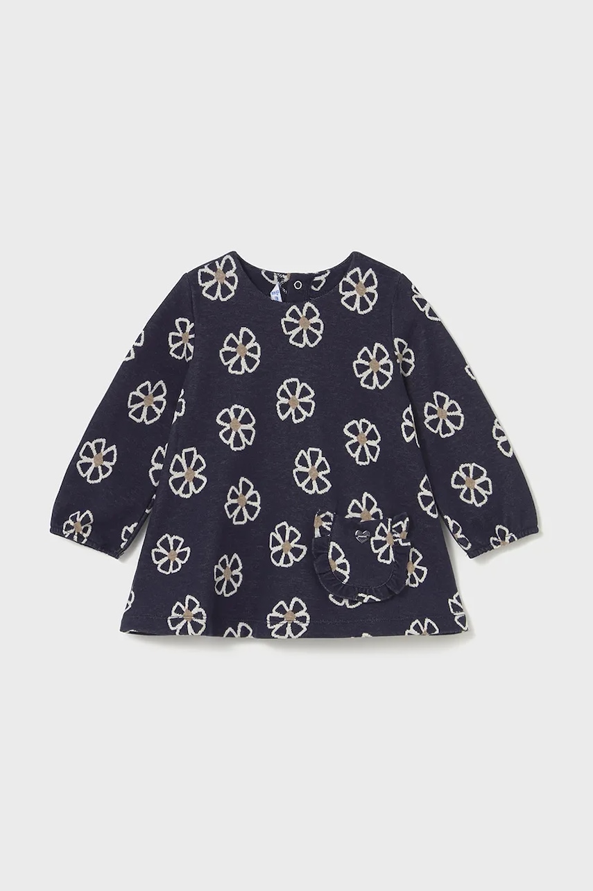 Mayoral rochie fete culoarea bleumarin, mini, evazati, 2918