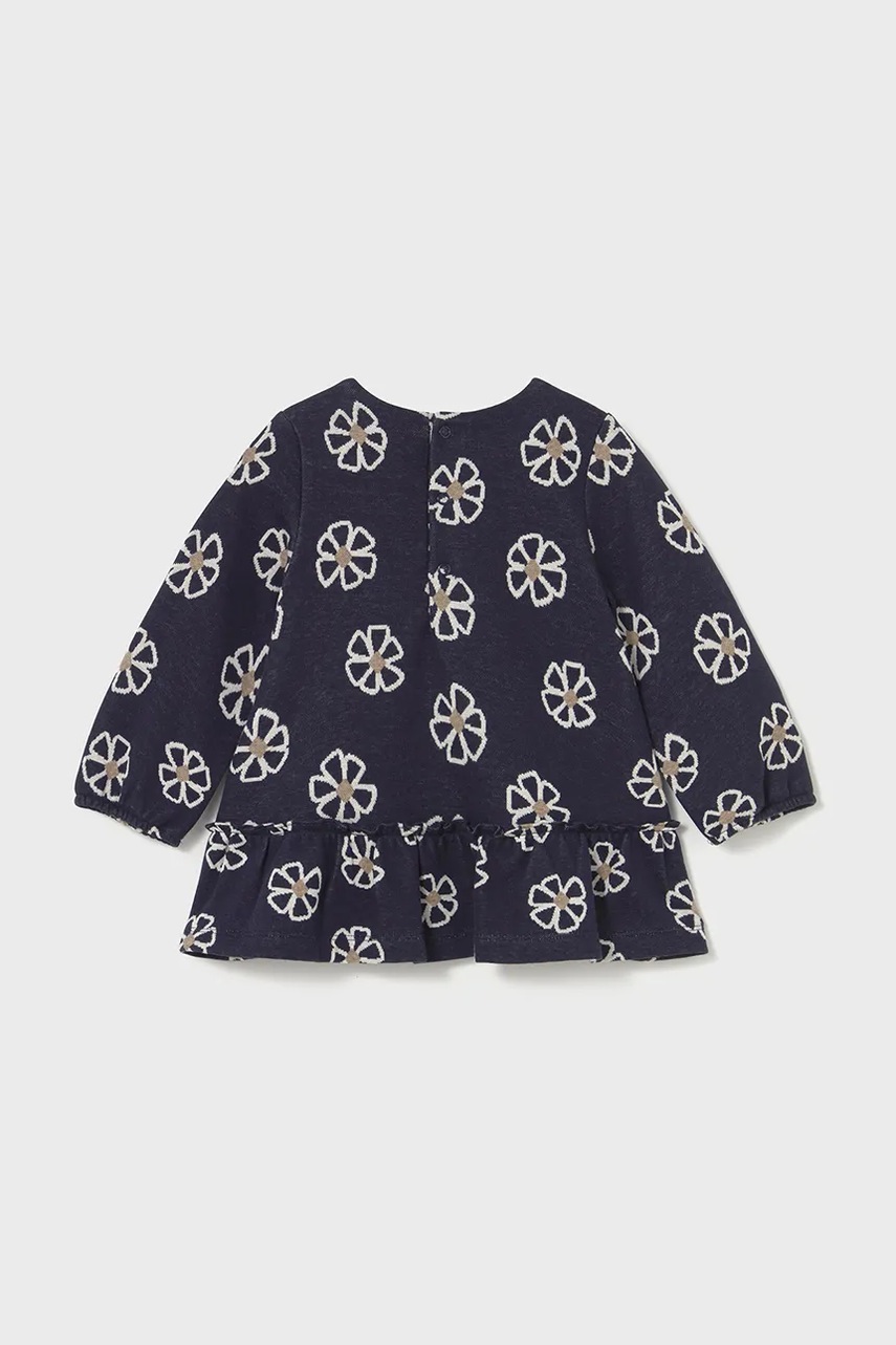 Детское платье Mayoral цвет синий mini расклешённое 2918 Детское платье Mayoral цвет синий mini расклешённое 2918