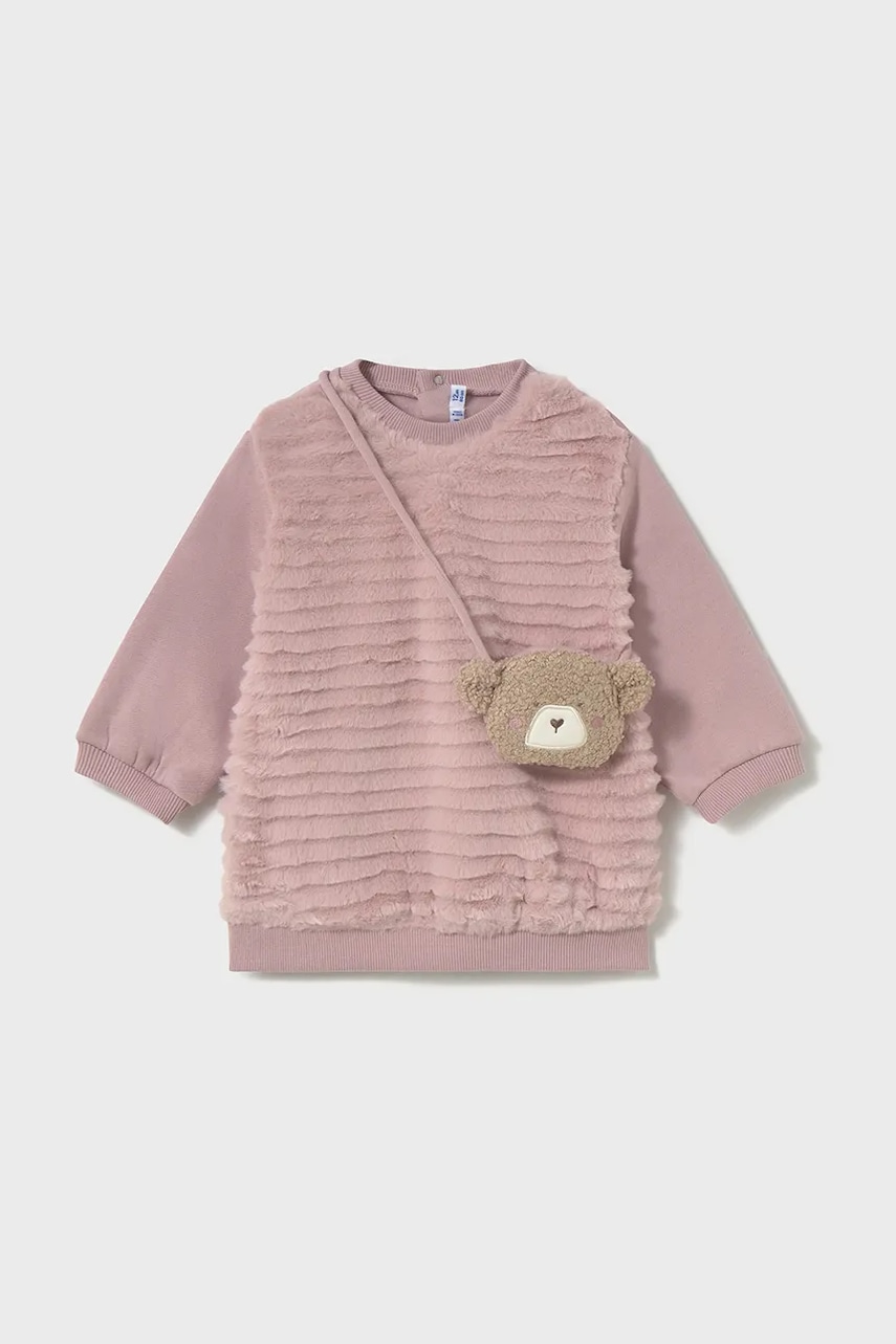 Mayoral rochie culoarea roz, mini, drept, 2919