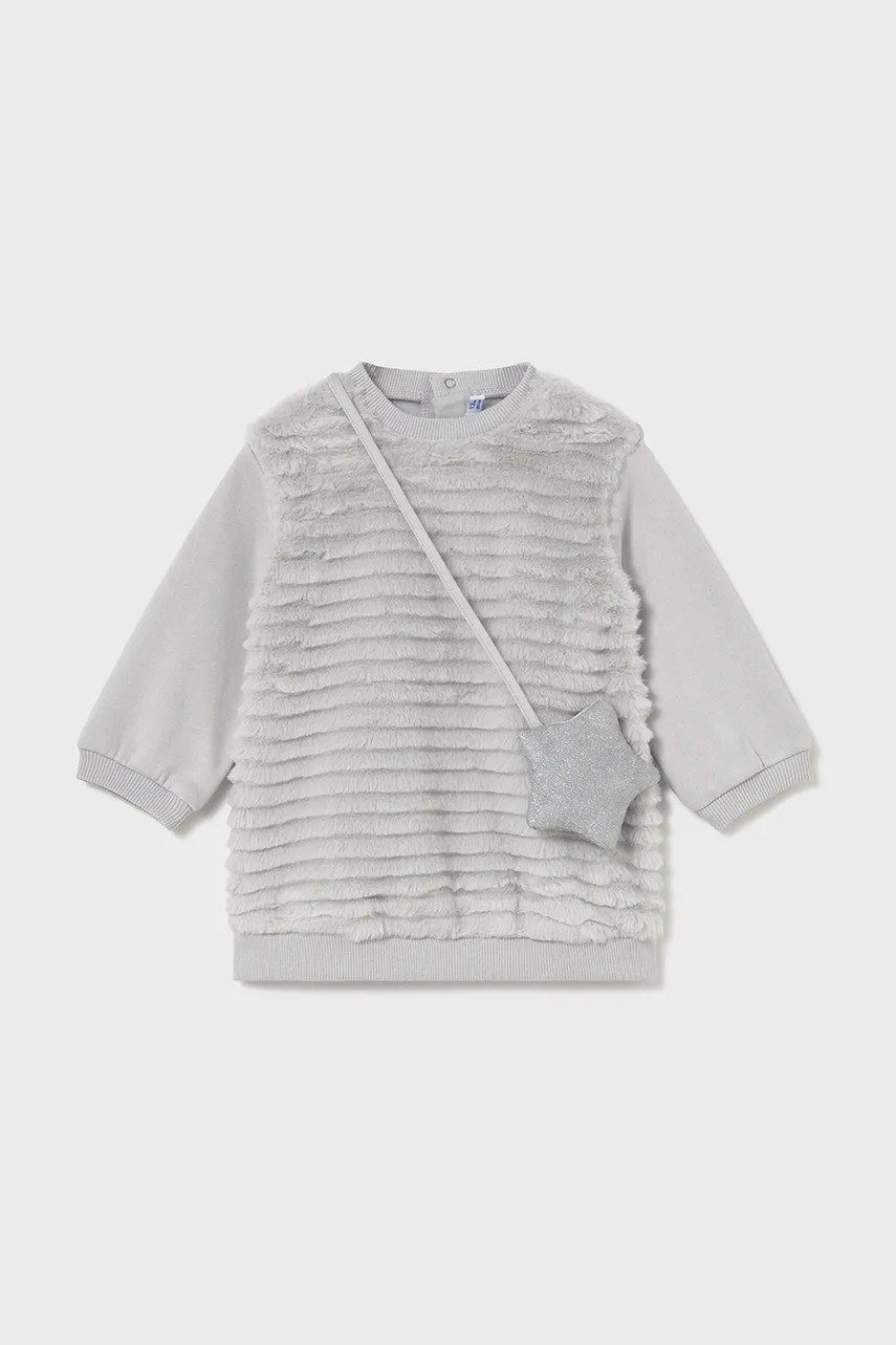 Платье Mayoral цвет серый mini прямое 2919