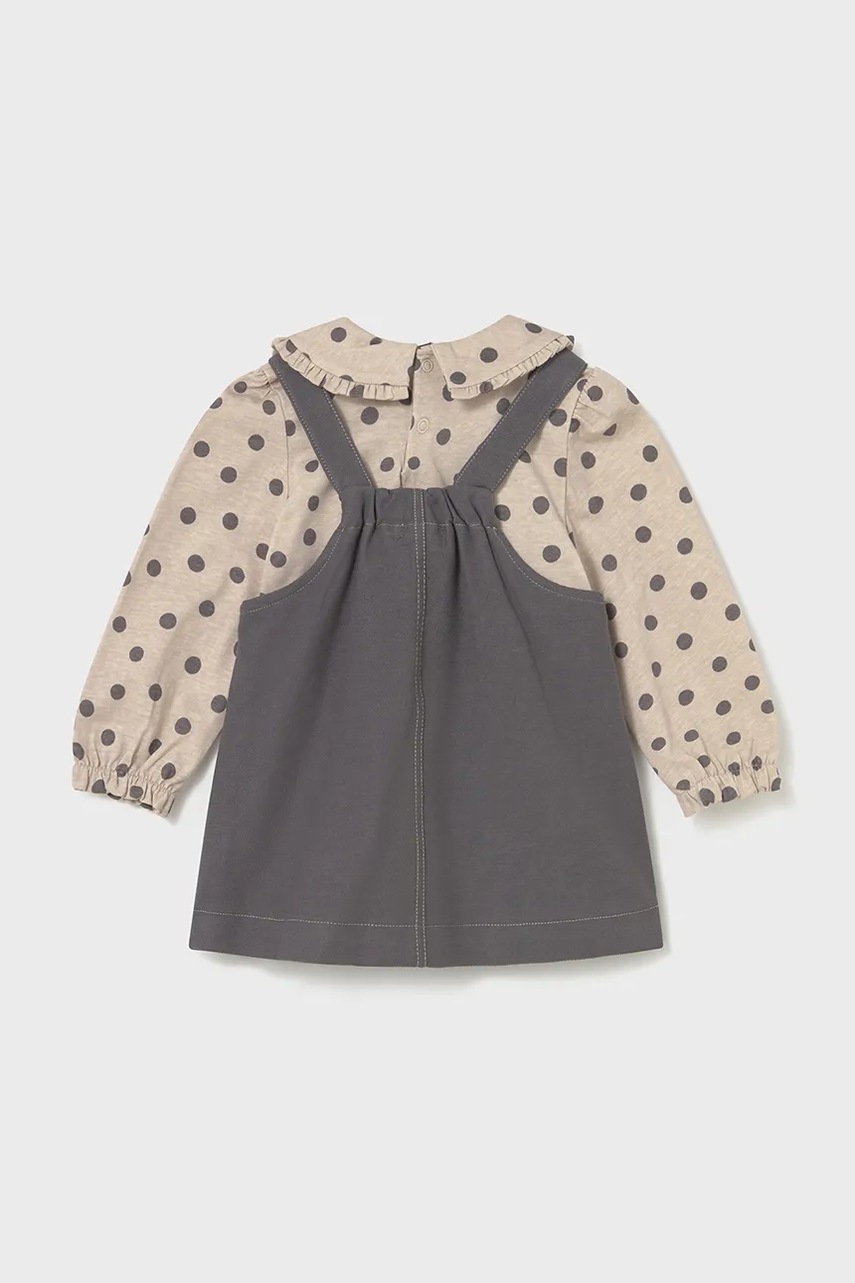 Детское платье Mayoral цвет бежевый mini расклешённое 2926