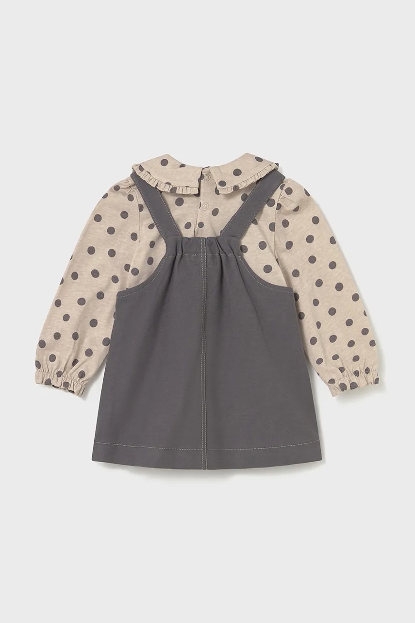 Детское платье Mayoral цвет бежевый mini расклешённое 2926 Детское платье Mayoral цвет бежевый mini расклешённое 2926