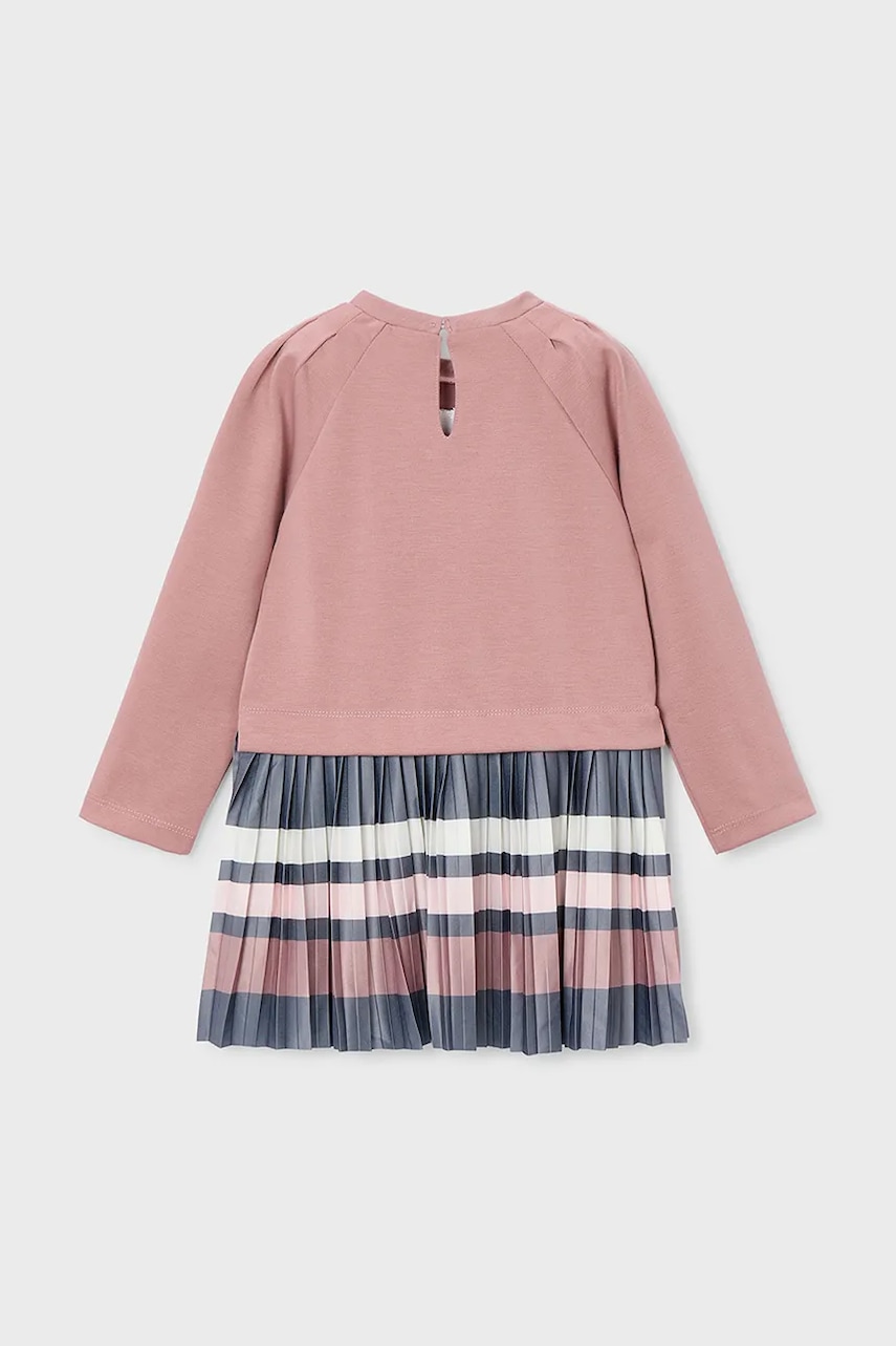 Детское платье Mayoral цвет розовый mini расклешённое 4911 Детское платье Mayoral цвет розовый mini расклешённое 4911