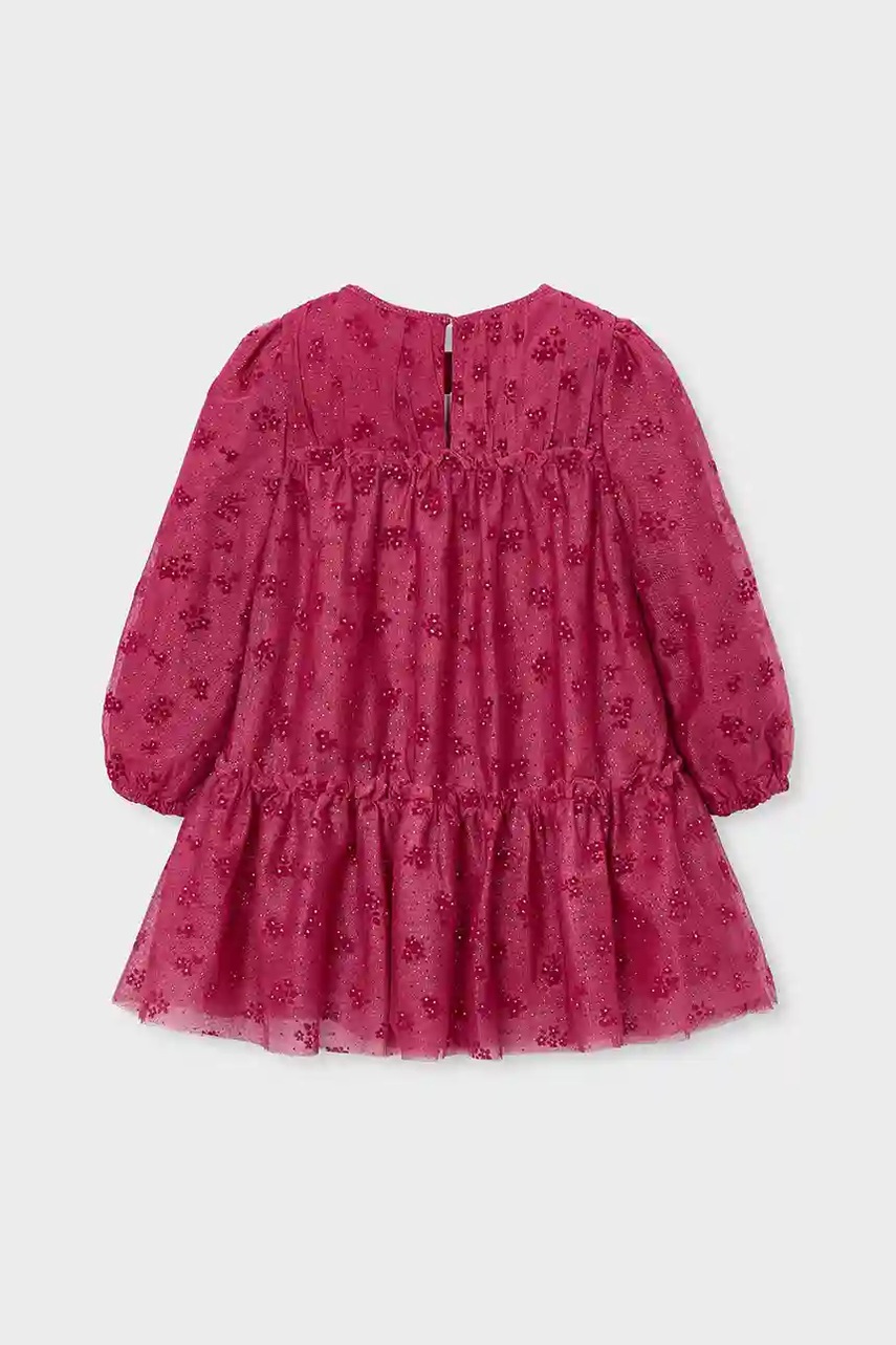 Детское платье Mayoral цвет красный mini прямое 4919