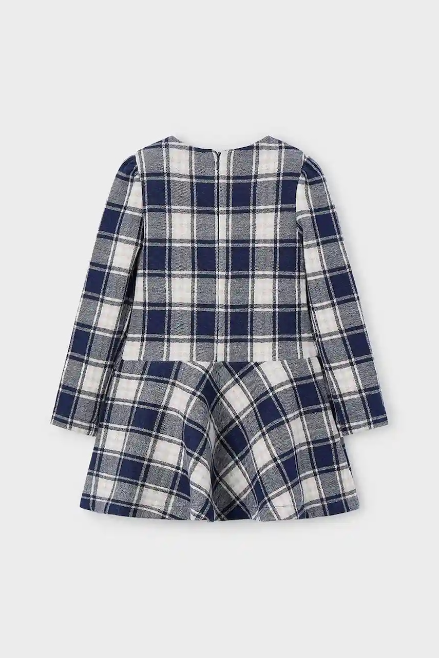 Детское платье Mayoral цвет синий mini расклешённое 4921 Детское платье Mayoral цвет синий mini расклешённое 4921