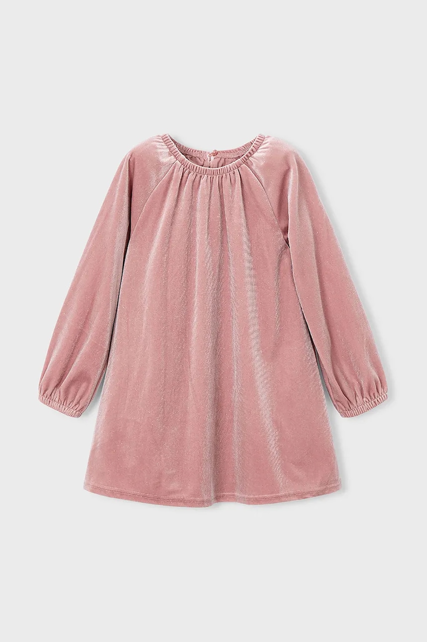 Mayoral rochie fete culoarea roz, mini, evazati, 4923