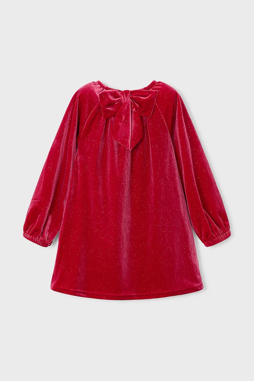 Детское платье Mayoral цвет красный mini расклешённое 4923