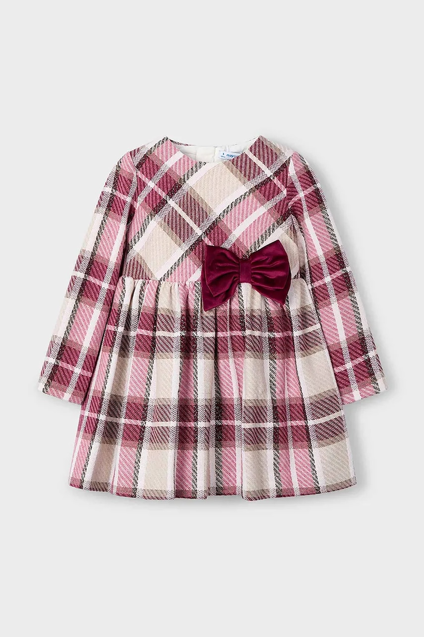 Mayoral rochie fete culoarea roșu, mini, evazați, 4924